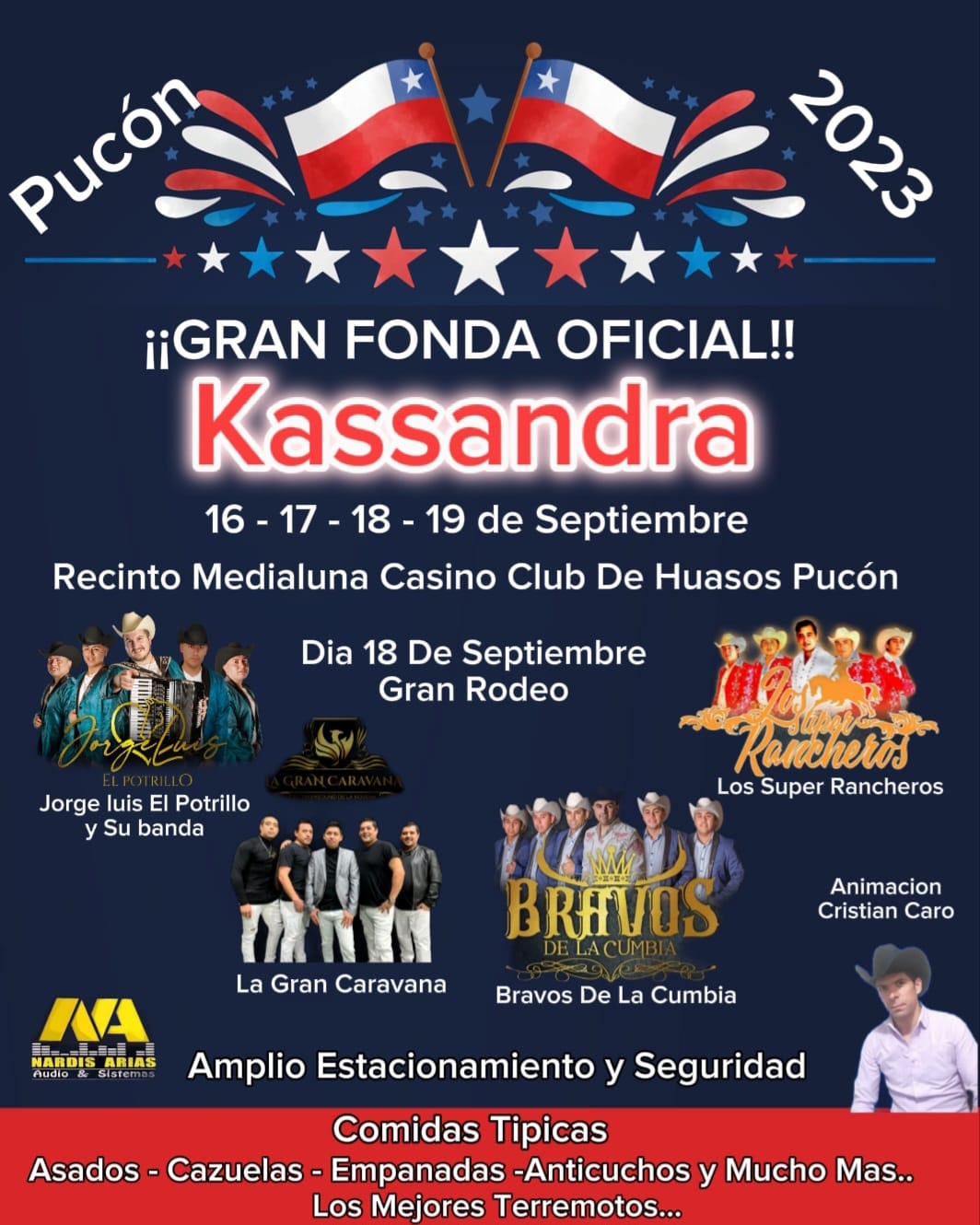 Gran Fonda Oficial Kassandra Pucon 2023 El Trancura