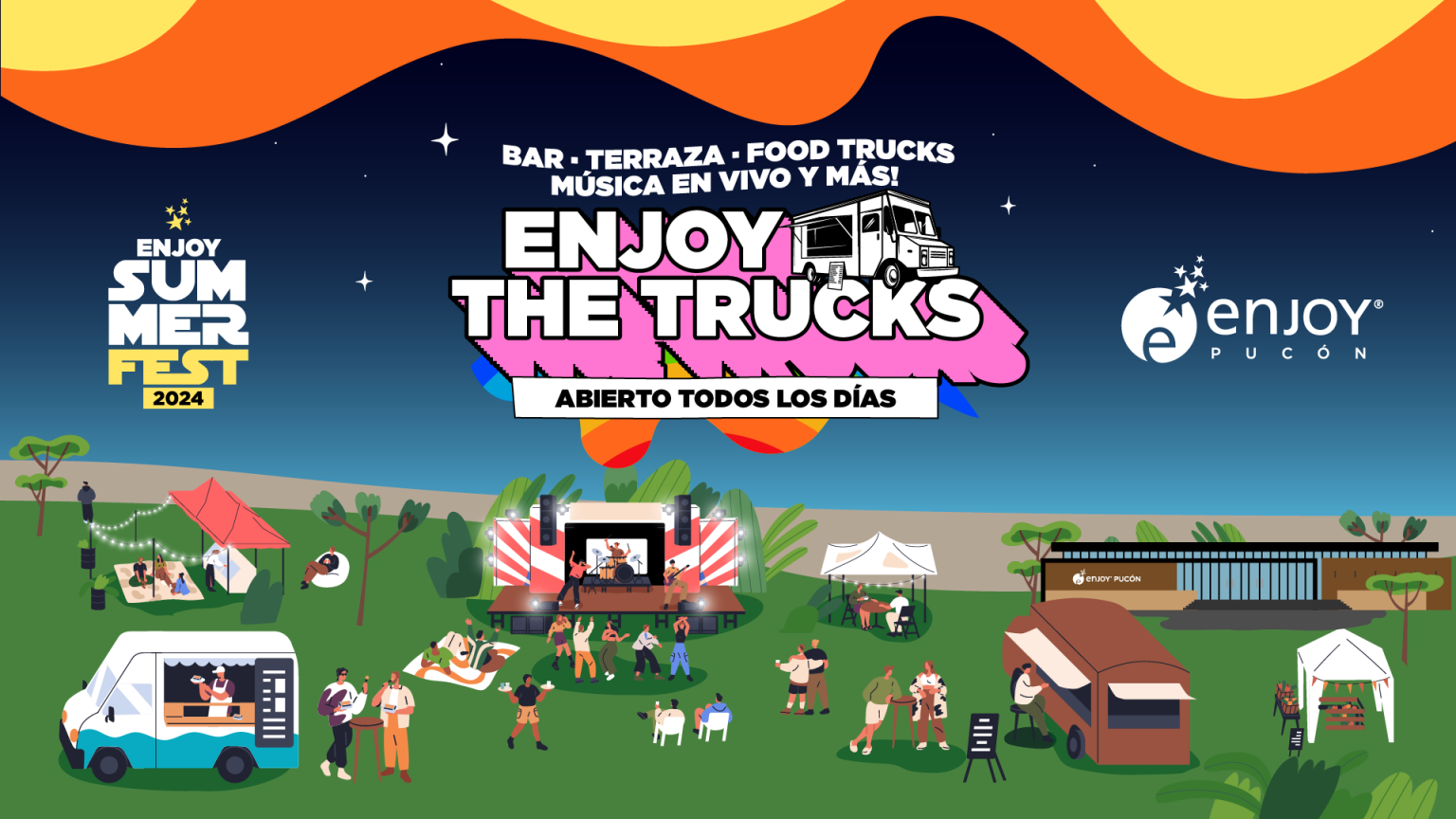 Enjoy The Trucks, entrada al casino válida por 24 horas y shows